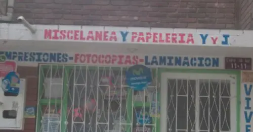 MISCELANEA Y PAPELERIA Y Y J MISCELANEA Y PAPELERIA Y Y J